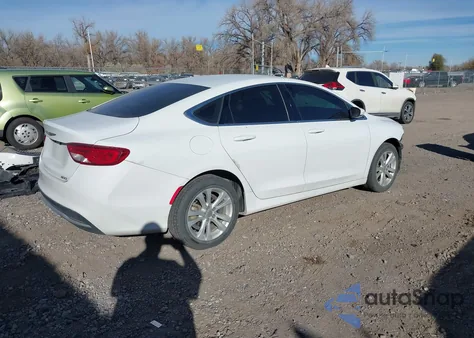 2016 Chrysler 200 Limited z USA, uszkodzony, nr VIN 1C3CCCAB8GN124427